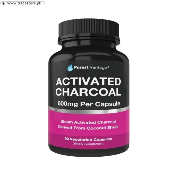 Purest Vintage Activated Charcoal Capsules Price in Pakistan