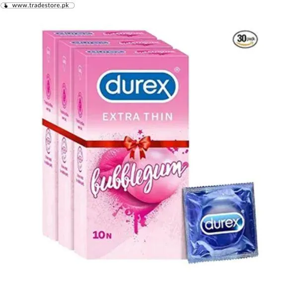 Durex Chewing Gum & Bubblegum longtime Mint Flavoured for male & female