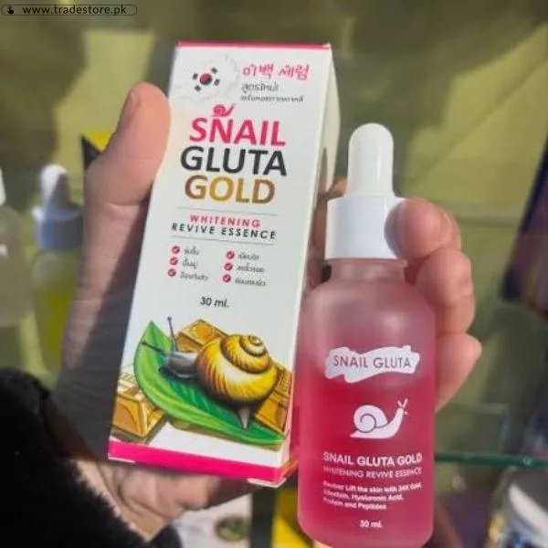 Snail Gluta Collagen Gold Whitening Serum
