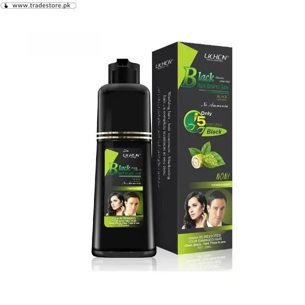 Lichen Black Hair Color Shampoo In Pakistan
