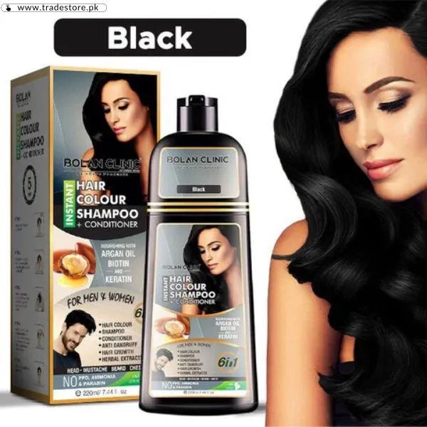 Bolan Clinic Black Hair Color Shampoo Price in Pakistan