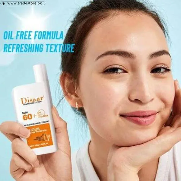 Disaar Whitening and Moisturizing Sunblock Sunscreen Lotion SPF 60 – 50g