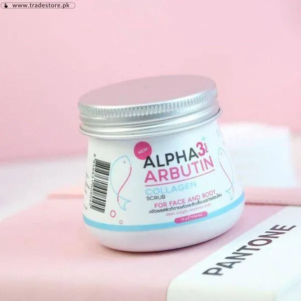 Alpha Arbutin 3 Plus Collagen Scrub 75g