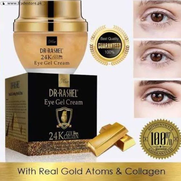 Dr.Rashel 24K Gold And Collagen Eye Gel Cream 50Ml in Pakistan