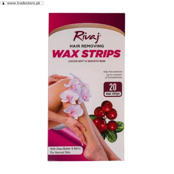 Shea Butter & Berry Hair Removing Wax Strips in Pakistan