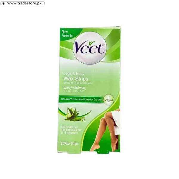 Aloe Vera & Lotus Flower Hair Removing Body Wax Strips in Pakistan