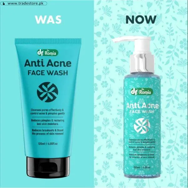 Dr. Romia Anti Acne Face Wash Tube in Pakistan