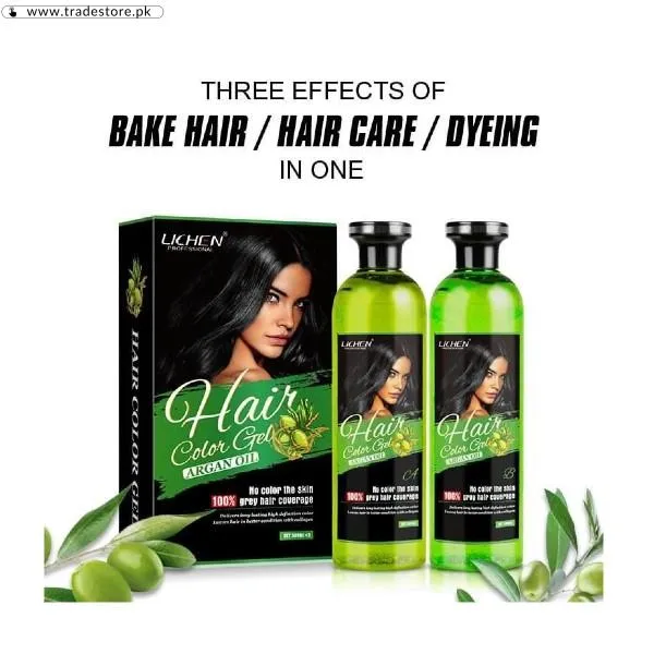 Lichen Hair Color Gel Argan Oil
