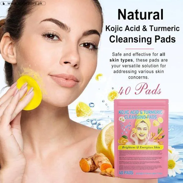 Kojic Acid Turmeric Cleansing Pads