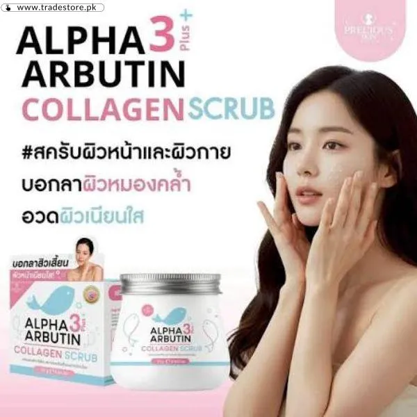 Alpha Arbutin 3 Plus Collagen Scrub 75g