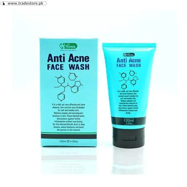 Dr. Romia Anti Acne Face Wash Tube in Pakistan
