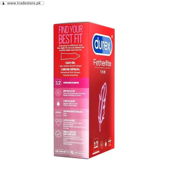 Durex Fetherlite Condoms 12 Pack In Pakistan