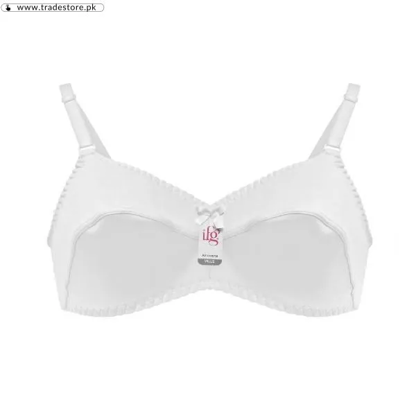IFG Amoreena Cotton Bra - White