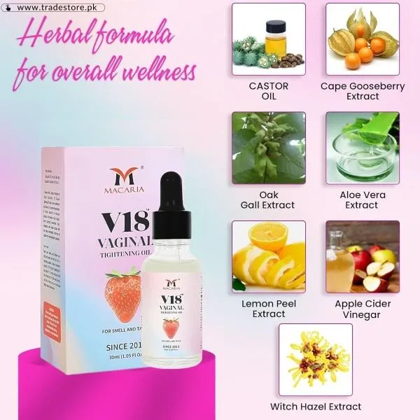 Macaria V18 Vaginal Tightening Oil