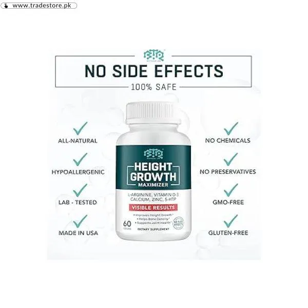 Natural Height Growth Capsules Price in Pakistan