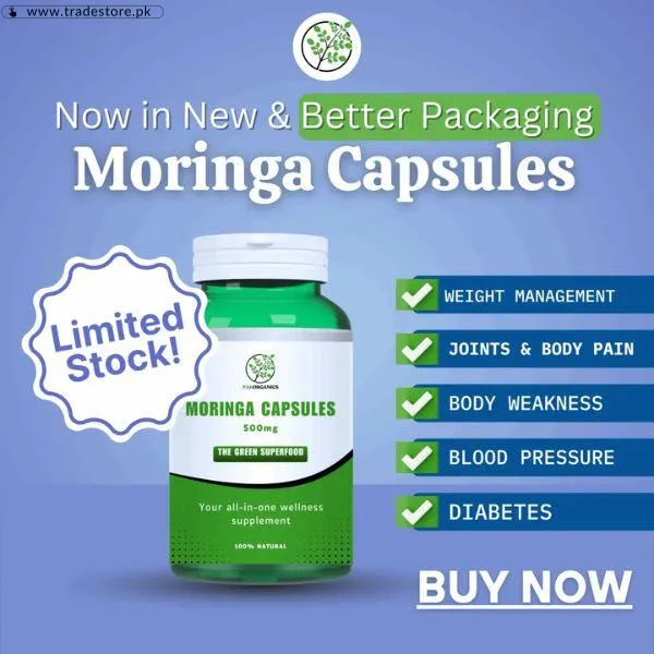Organitics Moringa Capsules Price in Pakistan