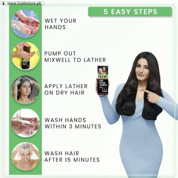 Vip Hair Colour Shampoo in Pakistan